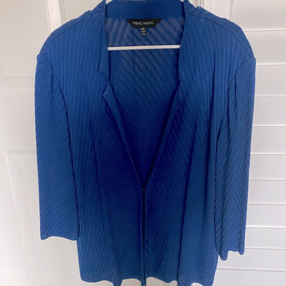 Ming Wang dressy topper - 3/4” sleeves